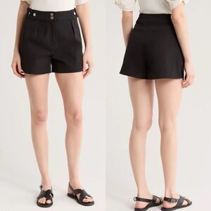 10 Crosby Derek lam mika stretch cotton‎ shorts black womens size 2